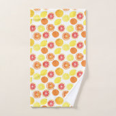 Aquarelle Motif de fruits d'agrumes (Serviette à main)