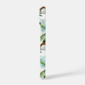 Aquarelle Motif de noix de coco tropicale (Côté gauche)