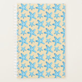Aquarelle Motif de poisson étoilé bleu (Devant)
