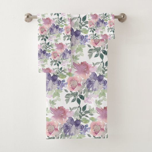 Aquarelle Motif Floral (En situation)