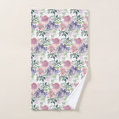 Aquarelle Motif Floral (Serviette à main)