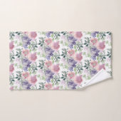 Aquarelle Motif Floral (Serviette à main)