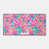 Aquarelle Motif Floral rose (Recto)
