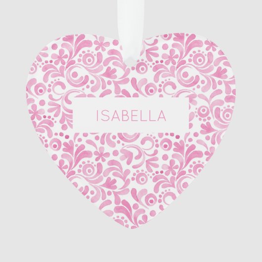 Aquarelle Motif NOM Sweet Heart Keepsaké (devant)