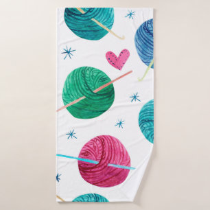 Aquarelle motif sans couture avec des boules color