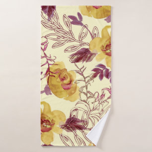 Aquarelle Motif transparent avec élément profilé