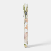 Aquarelle motifs floraux avec rose, orange, jaune (Côté gauche)