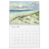 Aquarelle mur de peintures de plage Calendrier (Jan 2026)