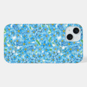 Aquarelle myosotis (Verso Horizontal)