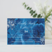 Aquarelle Navy floral Élégant Réponse aimable (Debout devant)