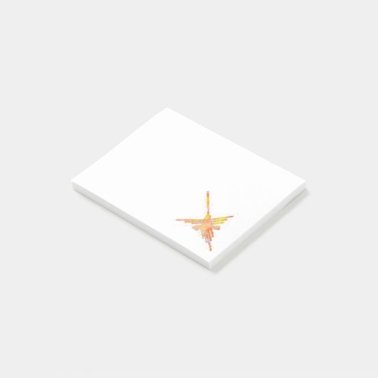 Aquarelle Nazca Hummingbird Post-it Notes (Incliné)