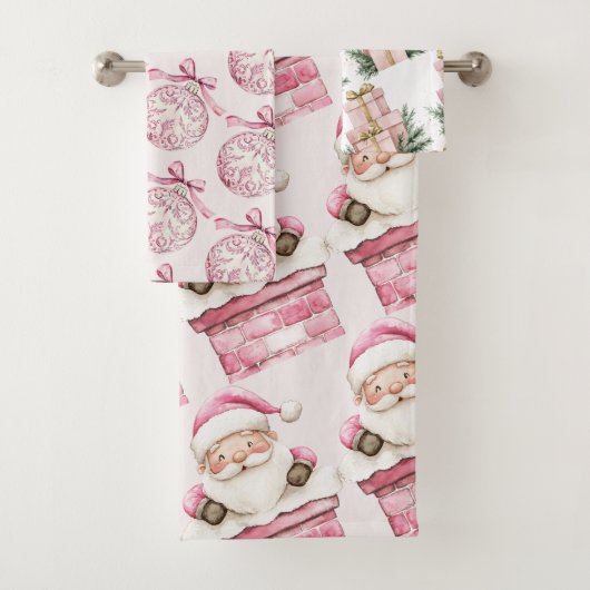 aquarelle Neige rose 1er anniversaire Noël (En situation)