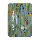 Aquarelle nénuphar Lake Flower Magnet flexible (Vertical)