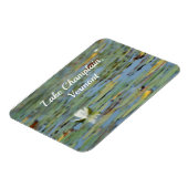 Aquarelle nénuphar Lake Flower Magnet flexible (Côté Gauche)