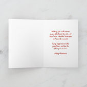 Aquarelle Nephew & Family Joyeuse Carte de Noël (Intérieur)