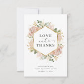 Aquarelle neutre florale | Amour et Merci (Devant)