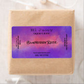 Aquarelle Nicotine Vape E Jus Étiquettes (En situation)