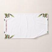 Aquarelle Noël Cherche photo de vacances (Serviette à main)