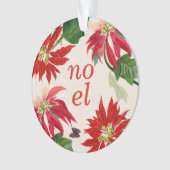 Aquarelle Noel Festif Poinsettia Floral (devant)