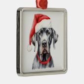 Aquarelle Noël Grand Danse Ornement (Droite)