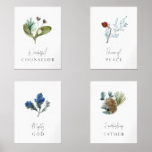 Aquarelle Noël Isiah 9:6 (Recto)