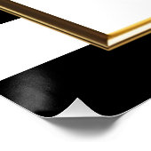 Aquarelle noire blanche rose Floral signe BIENVENU (Coin)