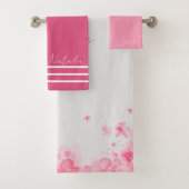 Aquarelle nom floral blanc (En situation)