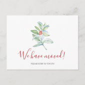 Aquarelle Nous avons déplacé la carte postale de N (Devant)