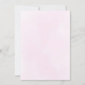 Aquarelle Nouveau chapitre bébé fille Merci de dou (Dos)