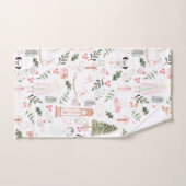 Aquarelle Nutcracker Holiday (Serviette à main)