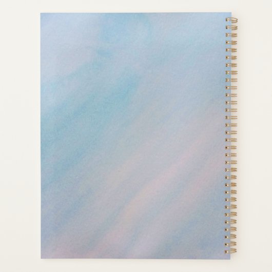 Aquarelle Océan Mère Bébé Manat (Dos)