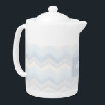 Aquarelle Ocean Shades Chevron<br><div class="desc">Un design de zag zig en chevron,  créé en vase clos,  qui vous apporte les tendances de couleur 2013 - Couleurs d'eau Ocean Shades - Bleu rousse,  Vasière et bleu Monaco - voici l'un de mes designs préférés Ocean Shades Aquarelle Chevron-Pastels avec flair</div>
