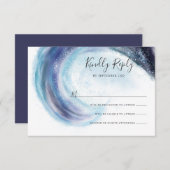 Aquarelle Ocean Wave RSVP (Devant / Derrière)