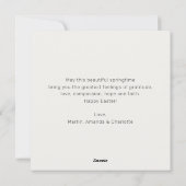 Aquarelle OEufs de Pâques Carte Florale (Dos)