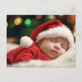 Aquarelle Oie photo Faire-part bébé - Carte (Devant)