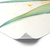 Aquarelle Oiseau du Paradis 4:5 Poster (Coin)