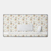 Aquarelle Oiseaux et oiseaux Motif Texte personnal (Clavier et souris)