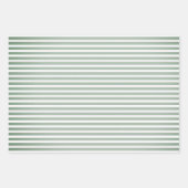 Aquarelle Olive Green Papier cadeau (Devant 2)