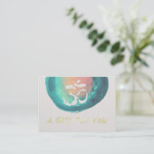 Aquarelle OM YOGA Instructeur Certificat cadeau (Debout devant)