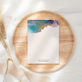 Aquarelle Or Huile Monogramme Papier papeterie