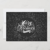 Aquarelle or tendance Invitation de vacances manus (Devant)