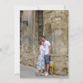 Aquarelle orange | Ajouter Votre Invitation Photo (Dos)