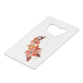 Aquarelle orange Floral (Devant Angle)