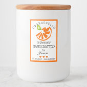 Aquarelle Orangecello Pour Un Petit Étiquette De B (Devant)