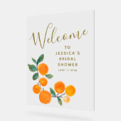 Aquarelle Oranges Fruit Fête des mariées rustique (Angle)