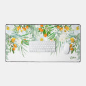 Aquarelle Orchidées blanches et Kumquats été (Clavier et souris)