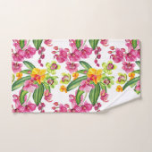 Aquarelle Orchidées Design 18 (Serviette à main)