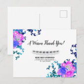 Aquarelle Orthodontiste Bracelet Merci Carte posta (Devant / Derrière)