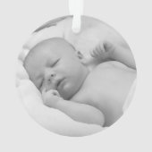 Aquarelle Ours Polaire Bébé 1er Premier Noël (dos)