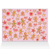 Aquarelle pain d'épices Cookies Joyeux Noël (Intérieur Horizontal (Haut))